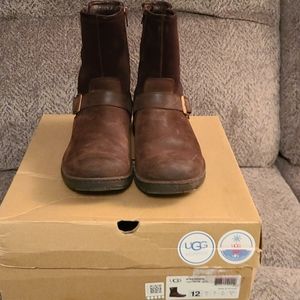 Used Brown Suede& Shearling UGG Boots